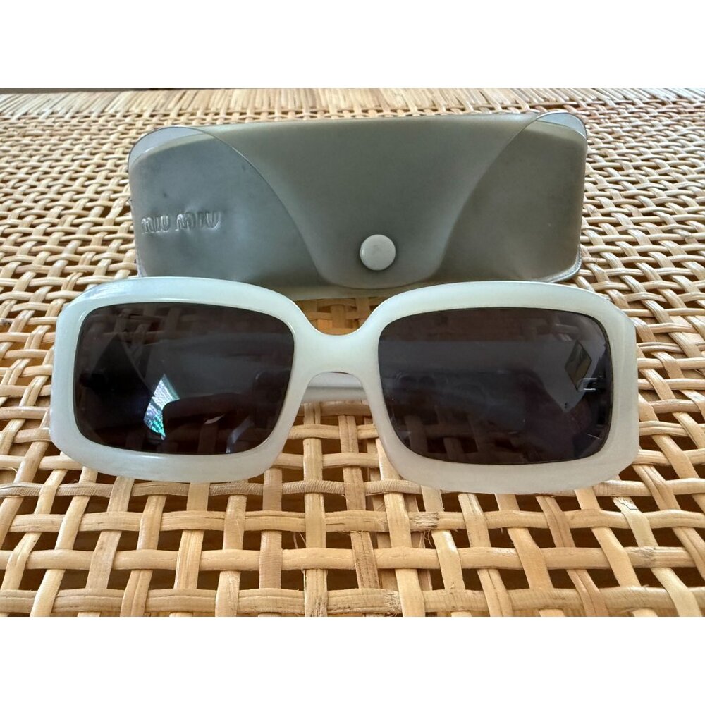 Vintage Miu Miu Smu-Series Oversized Rectangular … - image 1